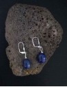 Boucles d'oreilles lapis-lazuli 2 cm