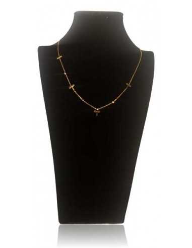 Collier acier inoxydable motifs libellules