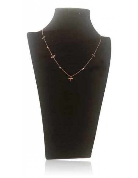 Collier acier inoxydable motifs libellules