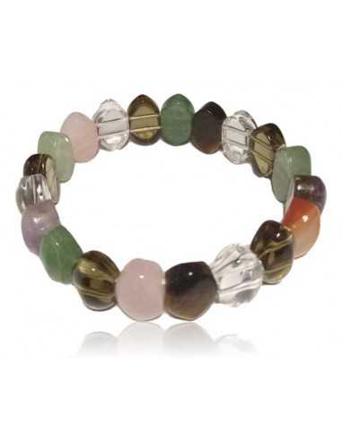 Bracelet chakras multi pierres dentelé