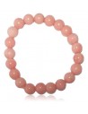 Bracelet corail de bambou pierres boules 10 mm