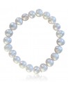 Bracelet perles d'eau douce boules 10 mm