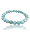 Bracelet amazonite pierres boules 8 mm